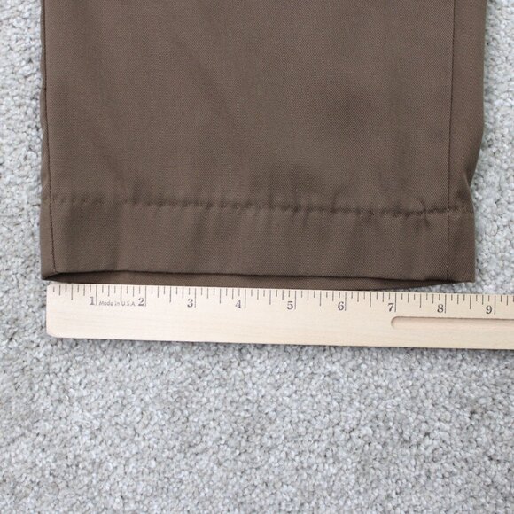 WearGuard UPS Work Pants Men 38x32 Brown Flat Front Utility Cargo Uniform Chinos - Picture 5 of 13